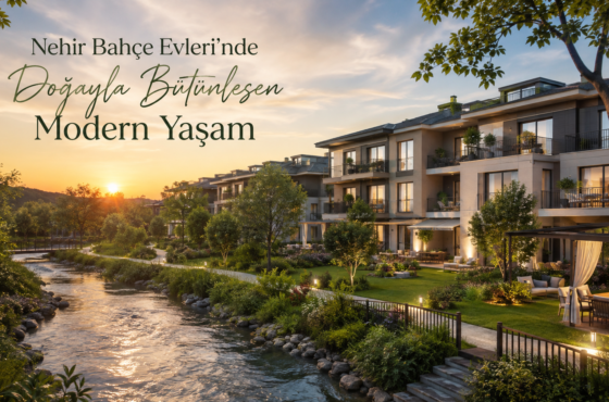 Nehir Bahçe Evleri’nde Doğayla Bütünleşen Modern Yaşam