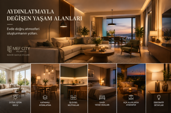 Aydınlatmayla Değişen Yaşam Alanları: Evde Doğru Atmosferi Oluşturmak